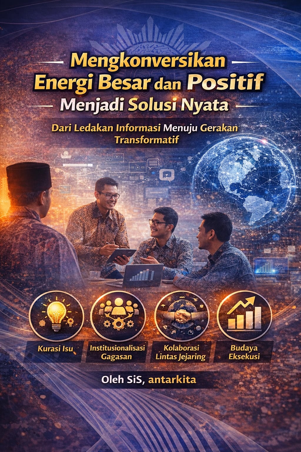 You are currently viewing Mengkonversikan Energi Besar dan Positif Menjadi Solusi Nyata: Dari Ledakan Informasi Menuju Gerakan Transformatif