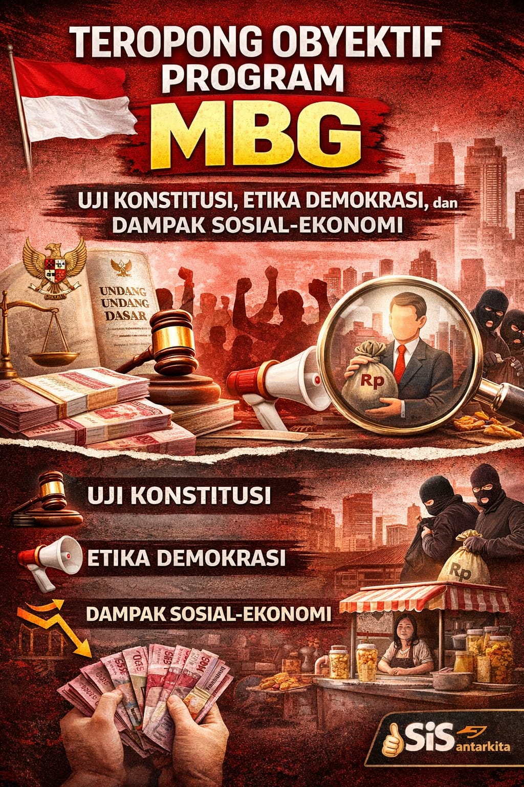 You are currently viewing Teropong Obyektif Program MBG: Uji Konstitusi, Etika Demokrasi, dan Dampak Sosial-Ekonomi