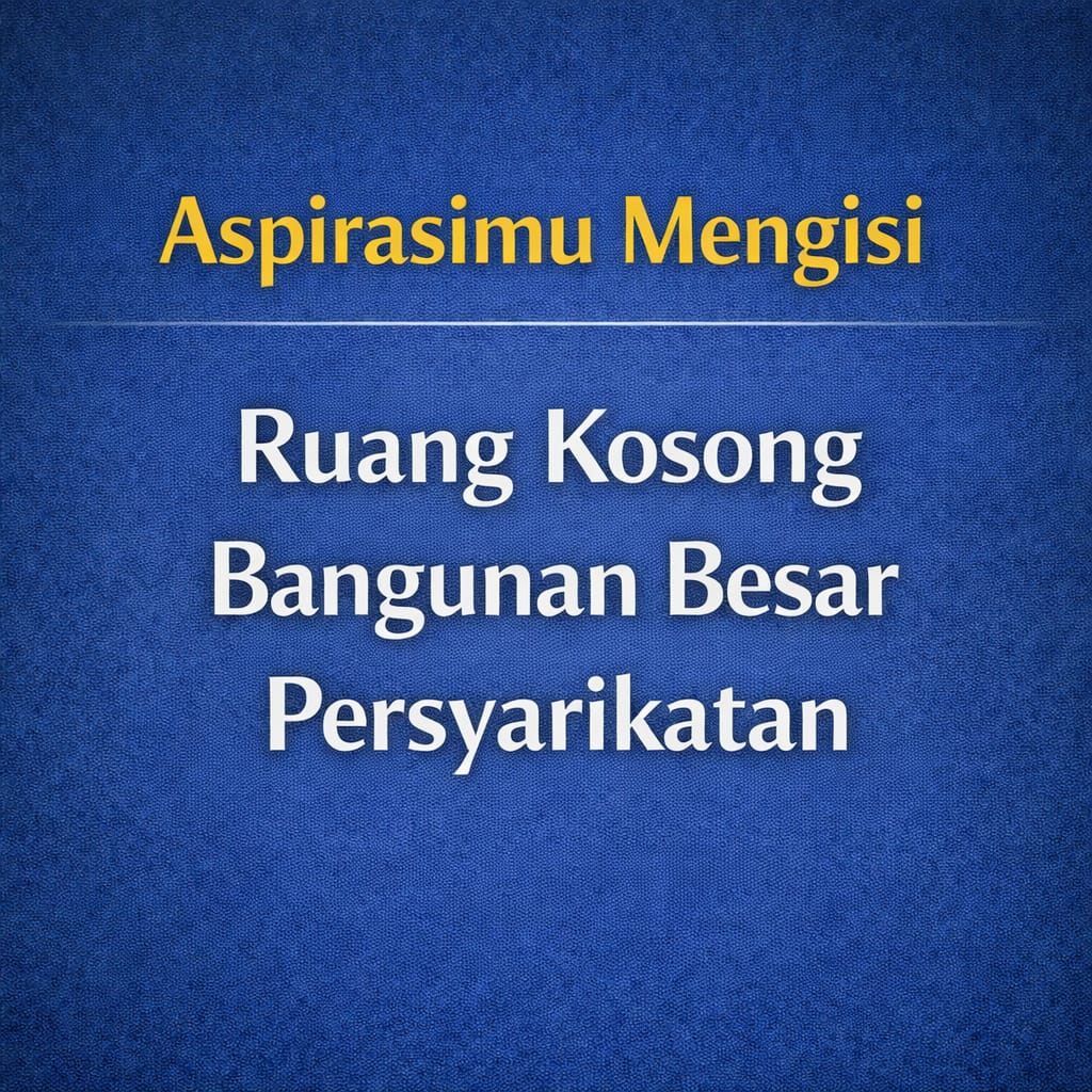 You are currently viewing Aspirasimu Mengisi Ruang Kosong Bangunan Besar Persyarikatan