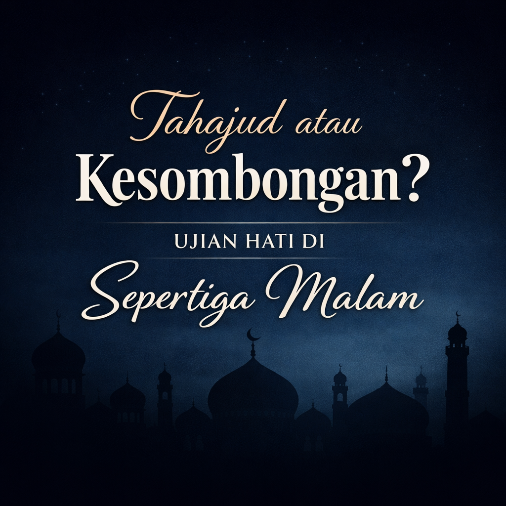 You are currently viewing Tahajud atau Kesombongan? Ujian Hati di Sepertiga Malam