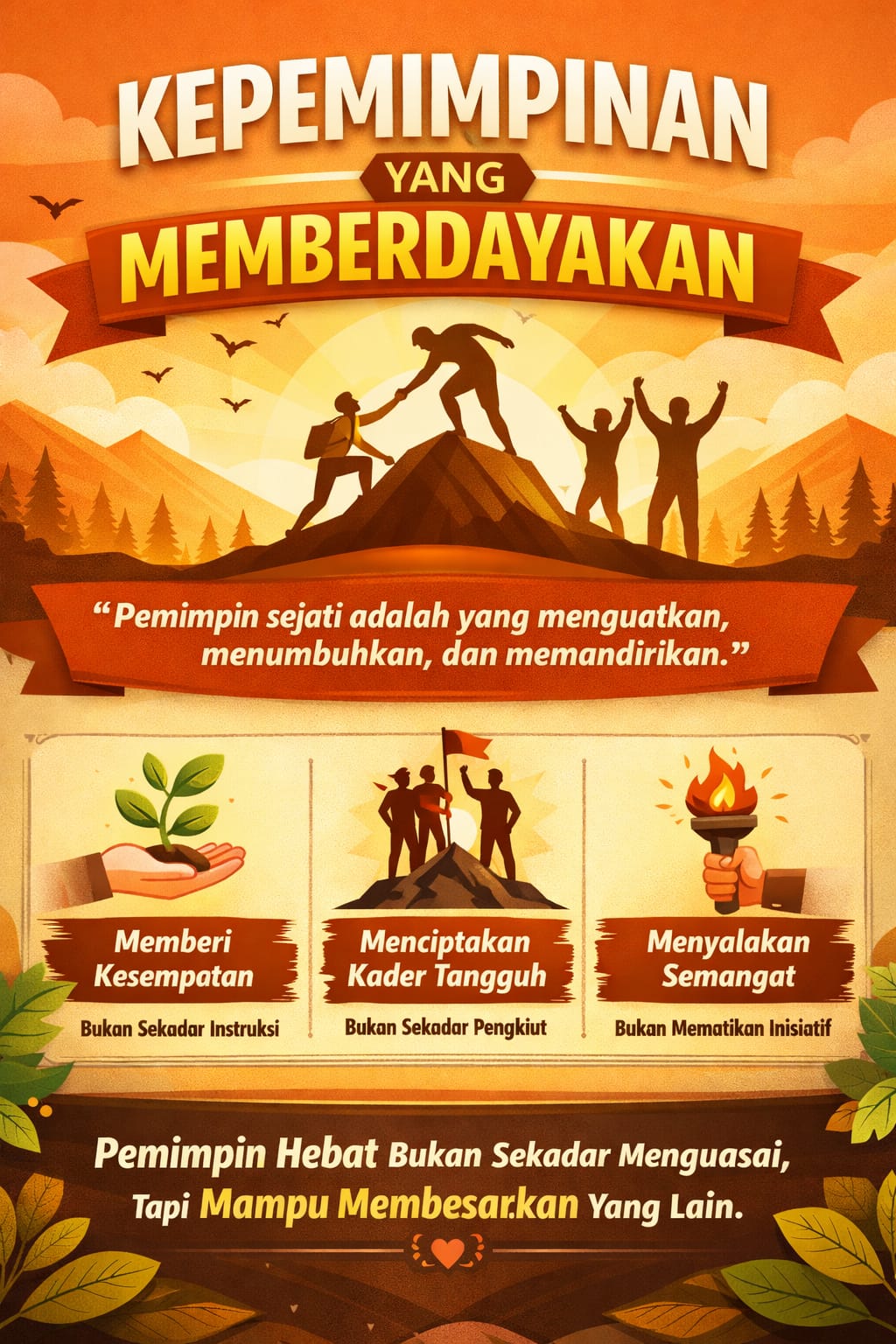 You are currently viewing KEPEMIMPINAN YANG MEMBERDAYAKAN