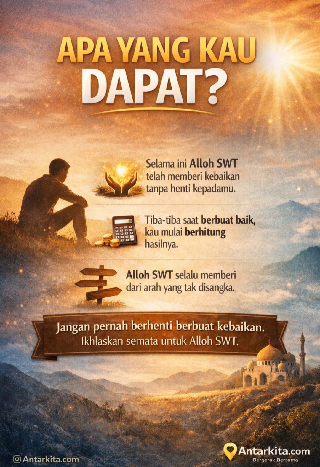 You are currently viewing APA YANG KAU DAPAT?